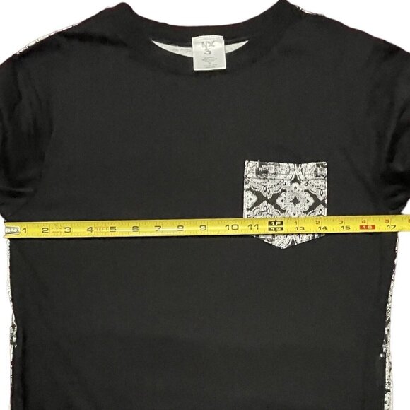 NX3 T-Shirt Side‎ Zips Unisex Sizes AS/AM/AL/ CM/CL/CXL Black & White Print NEW - Picture 14 of 16